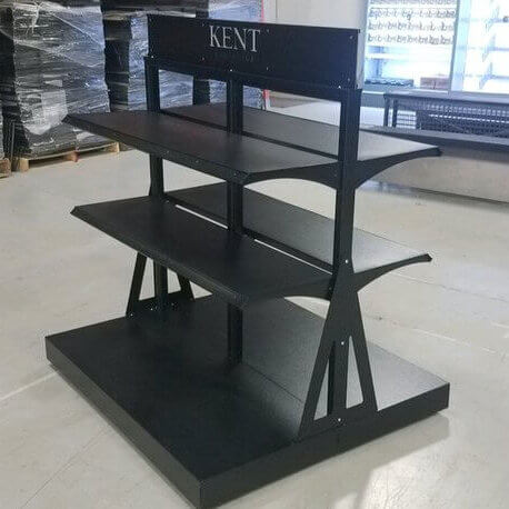 Metal Ammo Case Platform with Ammo Box Shelves